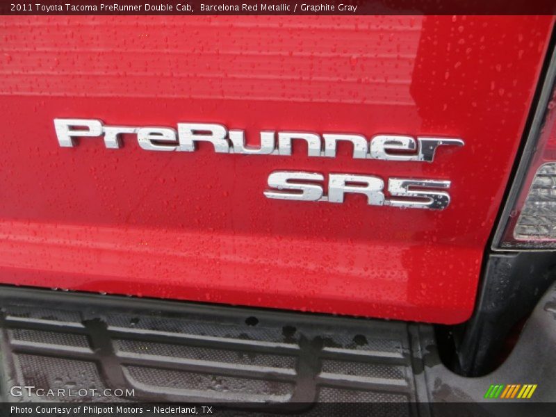 Barcelona Red Metallic / Graphite Gray 2011 Toyota Tacoma PreRunner Double Cab