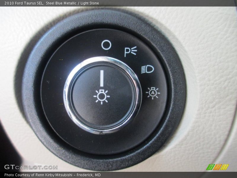 Steel Blue Metallic / Light Stone 2010 Ford Taurus SEL