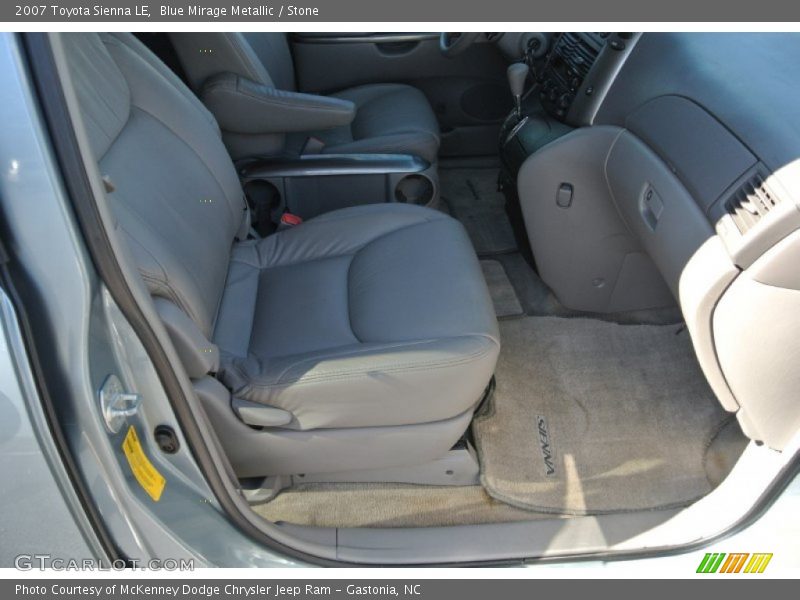 Blue Mirage Metallic / Stone 2007 Toyota Sienna LE