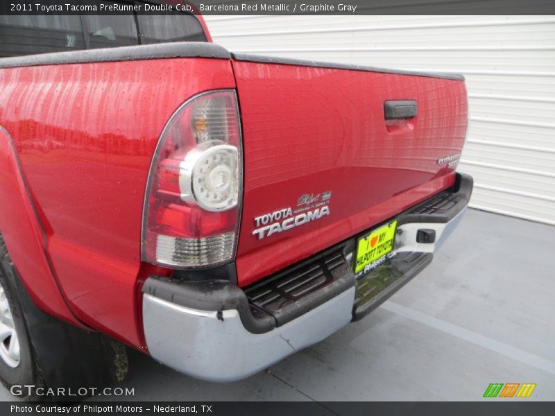 Barcelona Red Metallic / Graphite Gray 2011 Toyota Tacoma PreRunner Double Cab