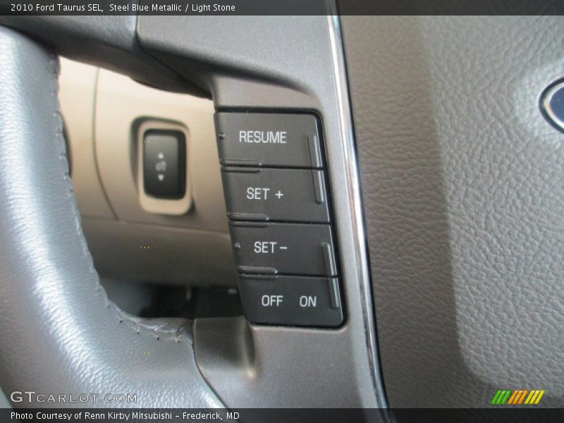 Steel Blue Metallic / Light Stone 2010 Ford Taurus SEL