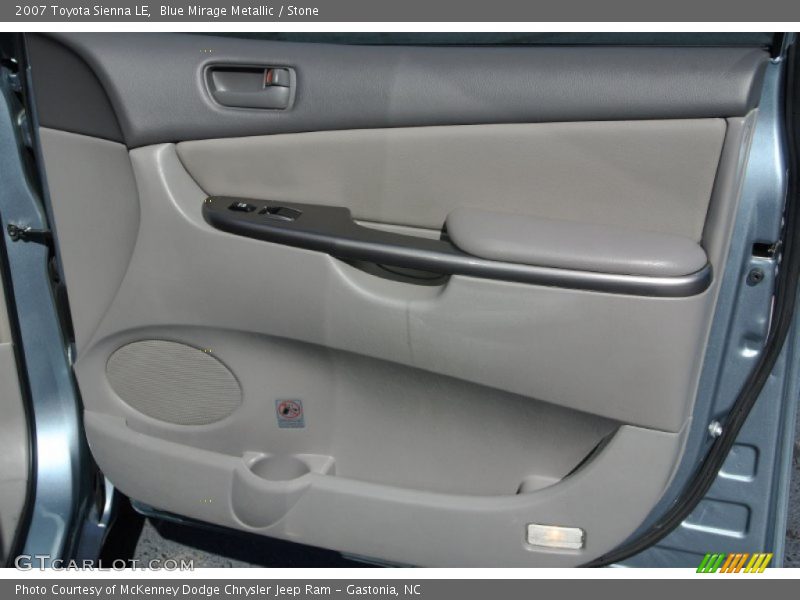 Blue Mirage Metallic / Stone 2007 Toyota Sienna LE