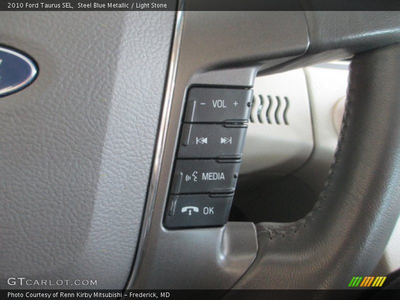 Steel Blue Metallic / Light Stone 2010 Ford Taurus SEL