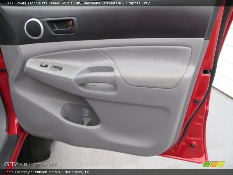 Barcelona Red Metallic / Graphite Gray 2011 Toyota Tacoma PreRunner Double Cab
