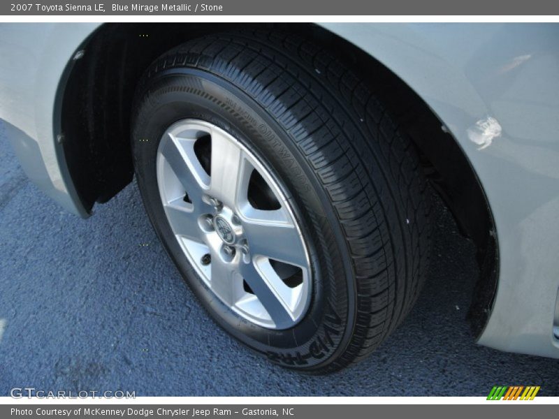 Blue Mirage Metallic / Stone 2007 Toyota Sienna LE