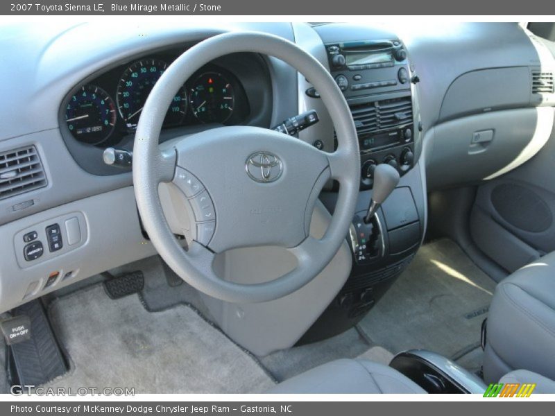 Blue Mirage Metallic / Stone 2007 Toyota Sienna LE