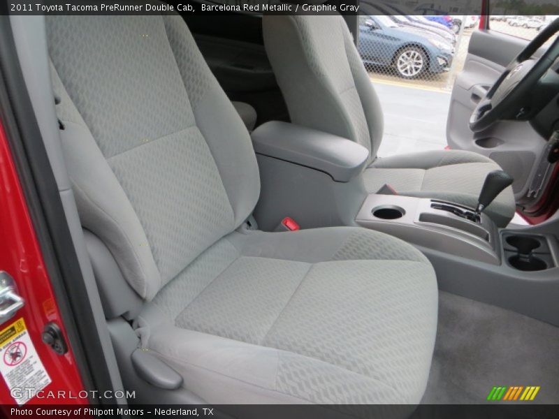 Barcelona Red Metallic / Graphite Gray 2011 Toyota Tacoma PreRunner Double Cab