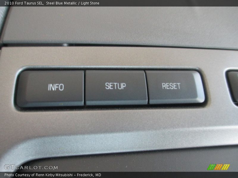 Steel Blue Metallic / Light Stone 2010 Ford Taurus SEL
