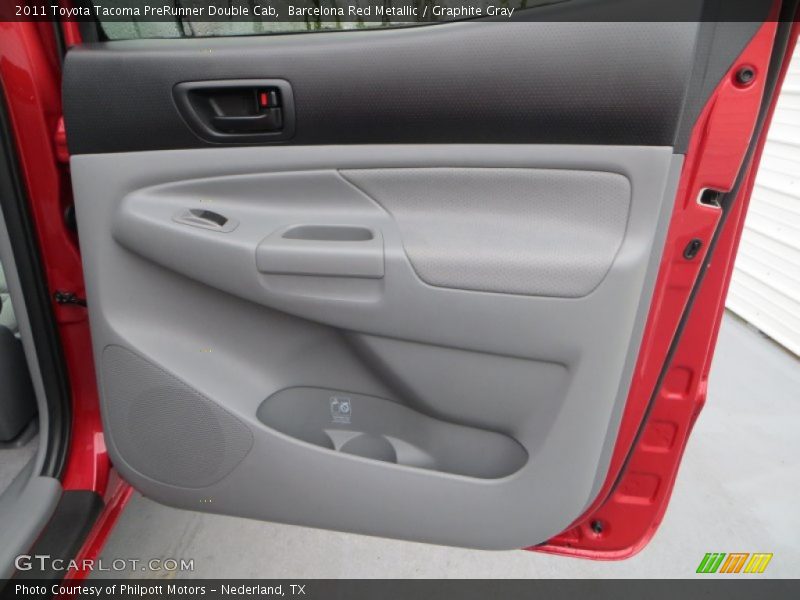 Barcelona Red Metallic / Graphite Gray 2011 Toyota Tacoma PreRunner Double Cab
