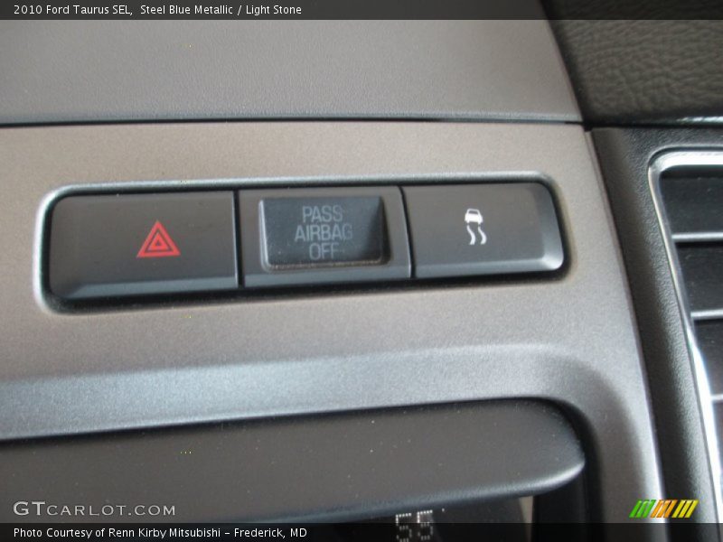 Steel Blue Metallic / Light Stone 2010 Ford Taurus SEL
