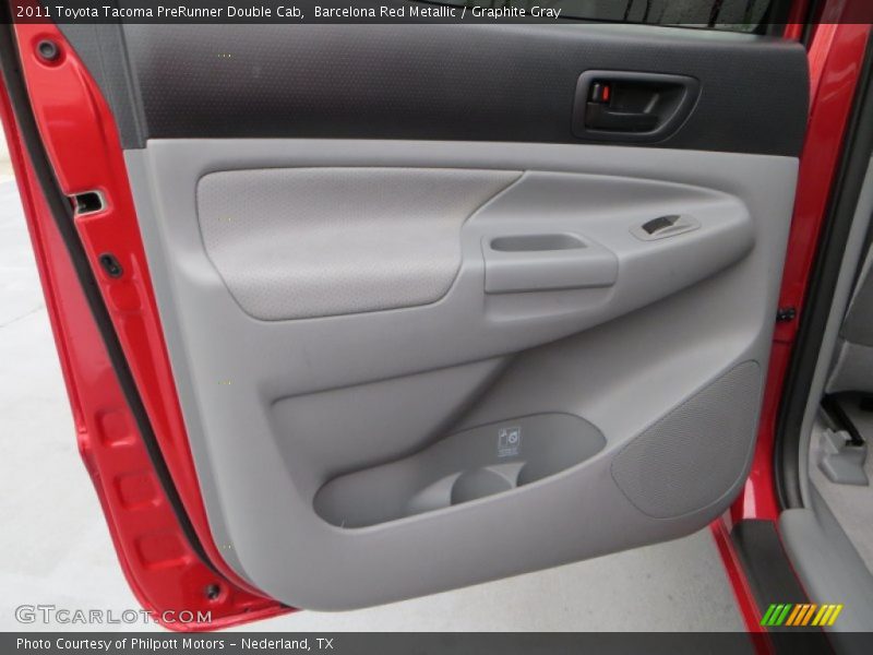 Barcelona Red Metallic / Graphite Gray 2011 Toyota Tacoma PreRunner Double Cab
