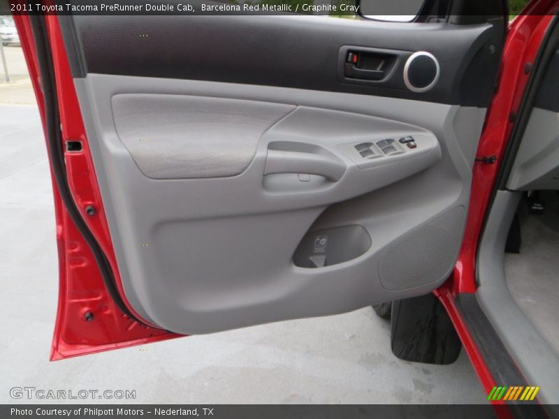 Barcelona Red Metallic / Graphite Gray 2011 Toyota Tacoma PreRunner Double Cab