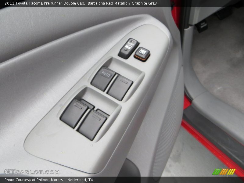 Barcelona Red Metallic / Graphite Gray 2011 Toyota Tacoma PreRunner Double Cab