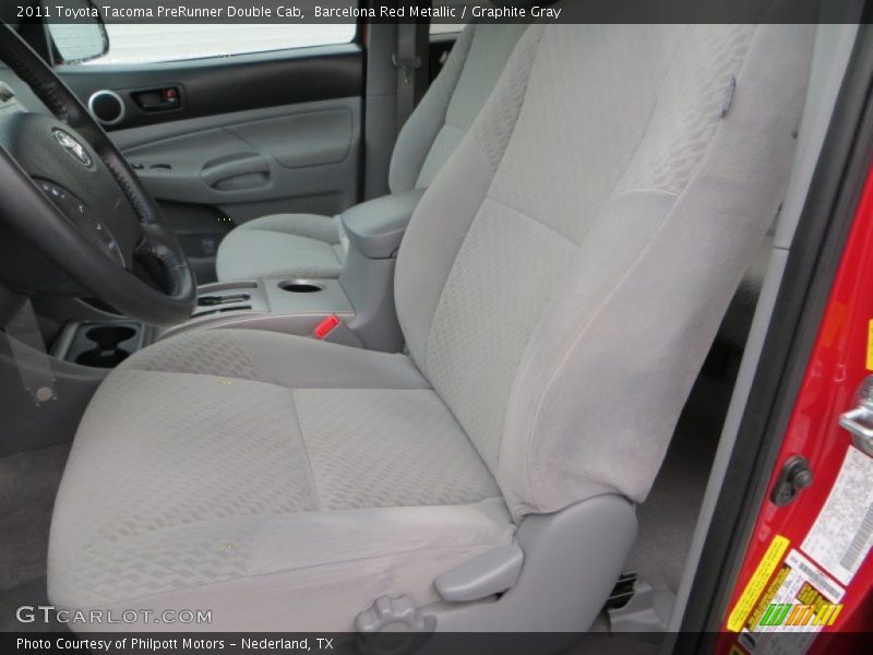 Barcelona Red Metallic / Graphite Gray 2011 Toyota Tacoma PreRunner Double Cab