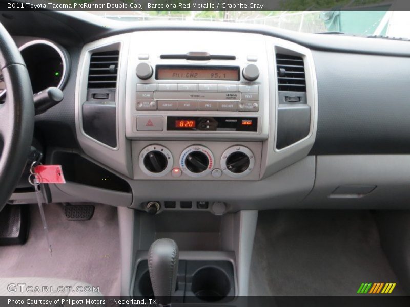 Barcelona Red Metallic / Graphite Gray 2011 Toyota Tacoma PreRunner Double Cab