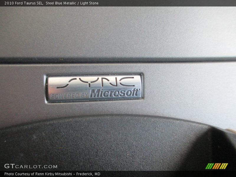 Steel Blue Metallic / Light Stone 2010 Ford Taurus SEL