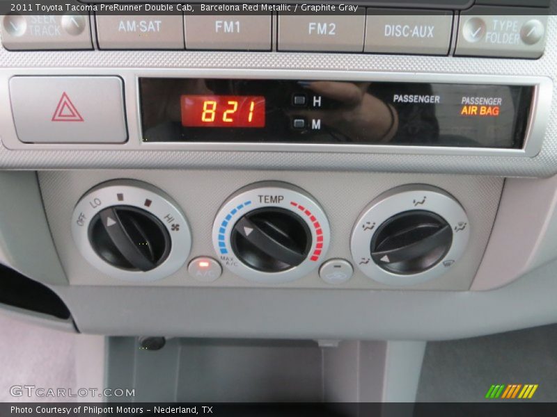 Barcelona Red Metallic / Graphite Gray 2011 Toyota Tacoma PreRunner Double Cab