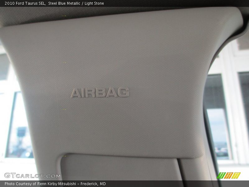 Steel Blue Metallic / Light Stone 2010 Ford Taurus SEL