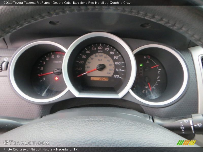 Barcelona Red Metallic / Graphite Gray 2011 Toyota Tacoma PreRunner Double Cab
