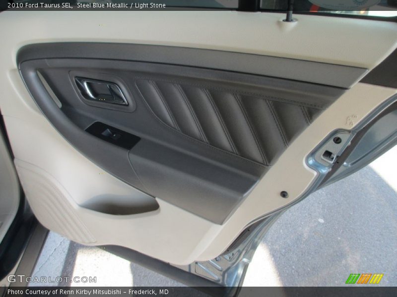 Steel Blue Metallic / Light Stone 2010 Ford Taurus SEL