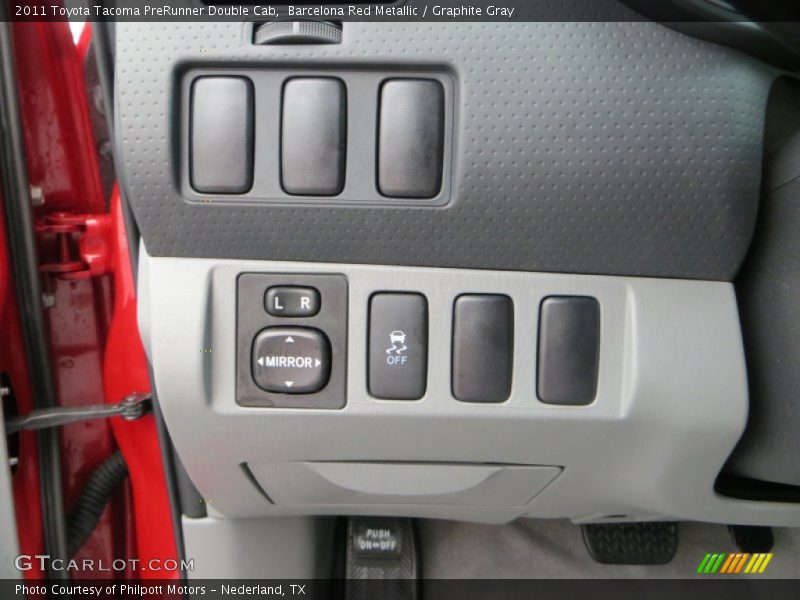 Barcelona Red Metallic / Graphite Gray 2011 Toyota Tacoma PreRunner Double Cab