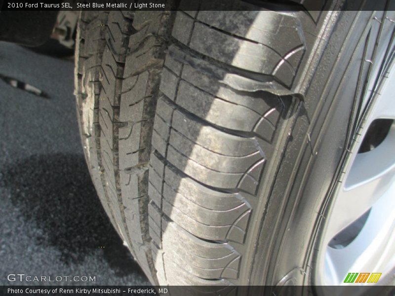 Steel Blue Metallic / Light Stone 2010 Ford Taurus SEL
