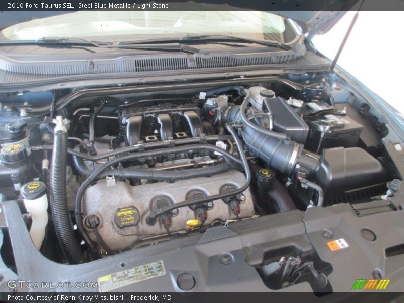 Steel Blue Metallic / Light Stone 2010 Ford Taurus SEL