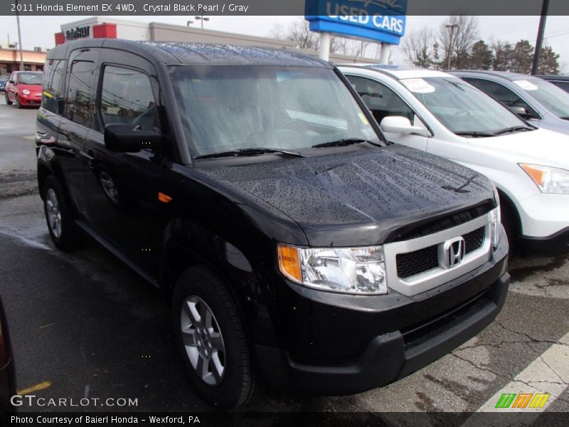 Crystal Black Pearl / Gray 2011 Honda Element EX 4WD