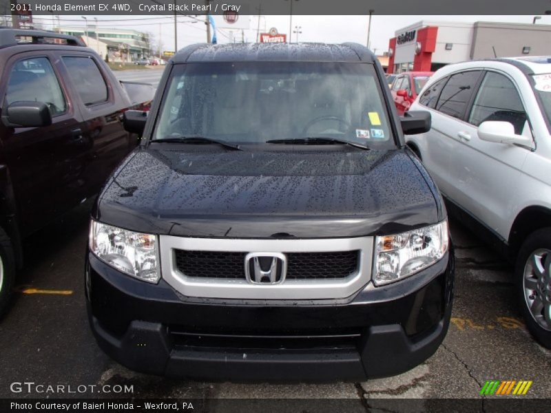 Crystal Black Pearl / Gray 2011 Honda Element EX 4WD