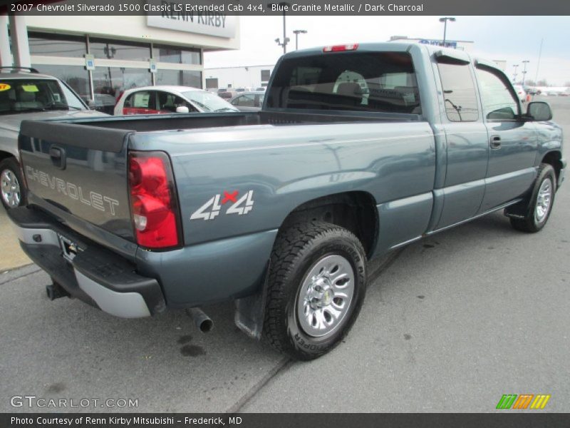 Blue Granite Metallic / Dark Charcoal 2007 Chevrolet Silverado 1500 Classic LS Extended Cab 4x4