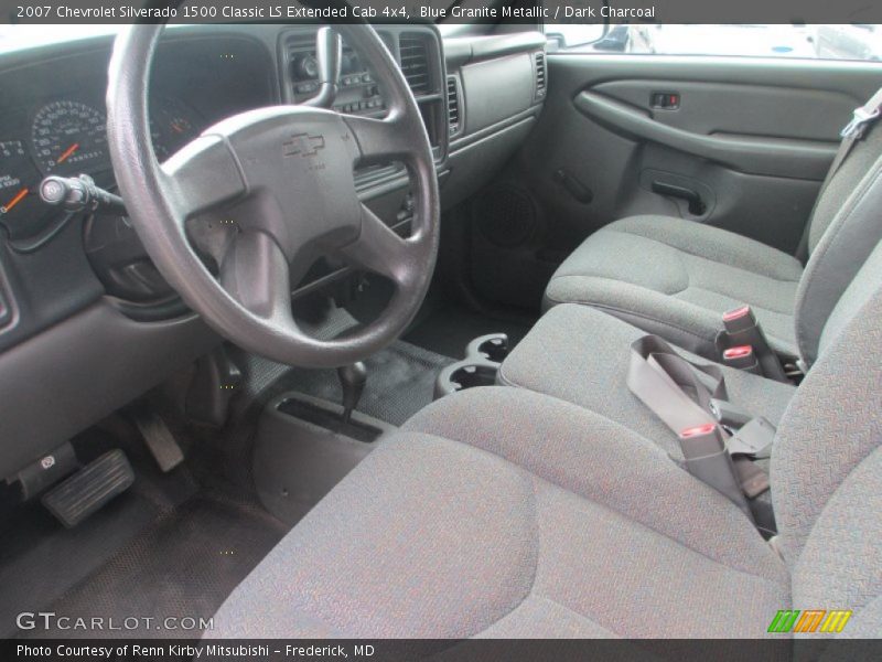 Blue Granite Metallic / Dark Charcoal 2007 Chevrolet Silverado 1500 Classic LS Extended Cab 4x4