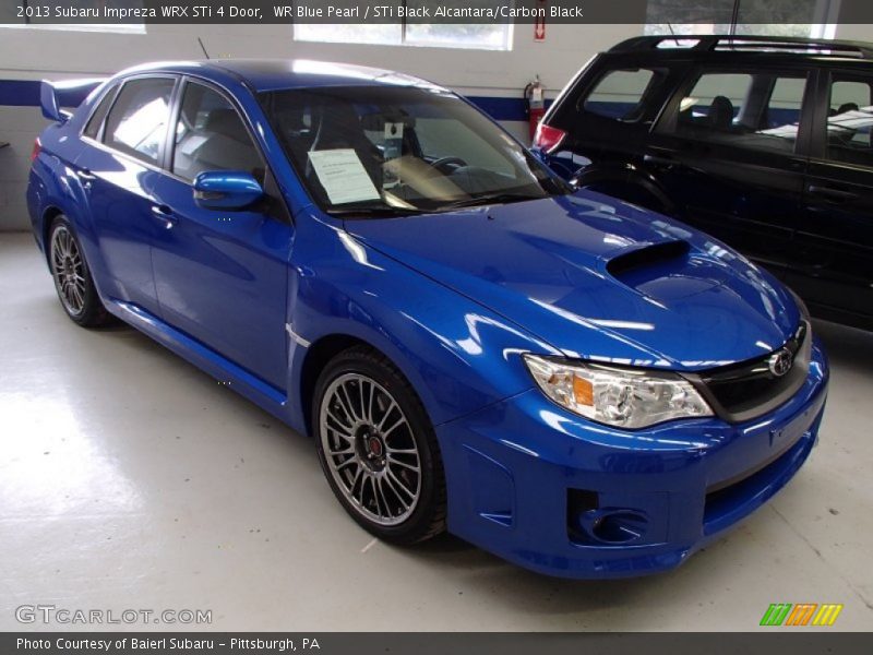 Front 3/4 View of 2013 Impreza WRX STi 4 Door