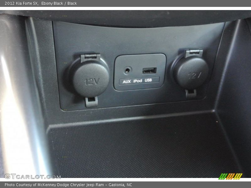 Ebony Black / Black 2012 Kia Forte SX