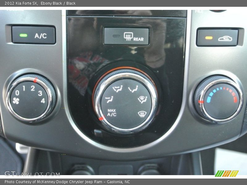 Controls of 2012 Forte SX