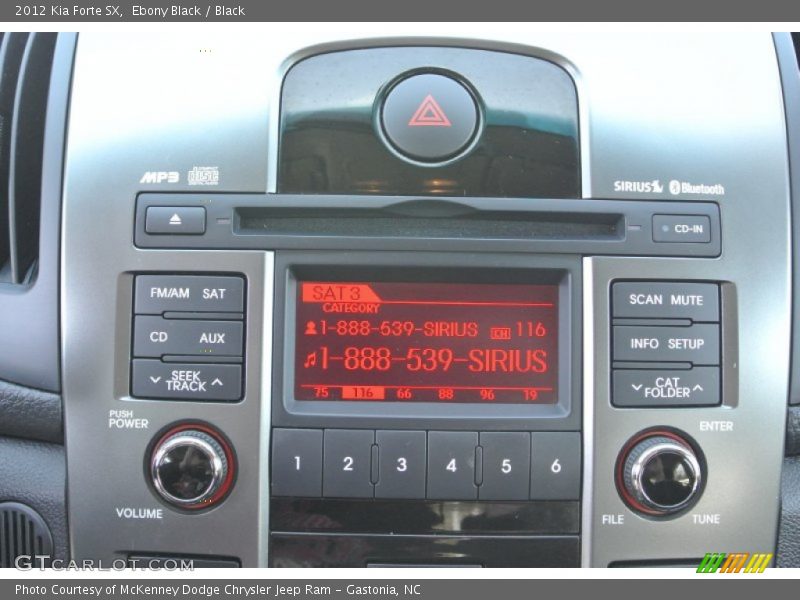 Audio System of 2012 Forte SX