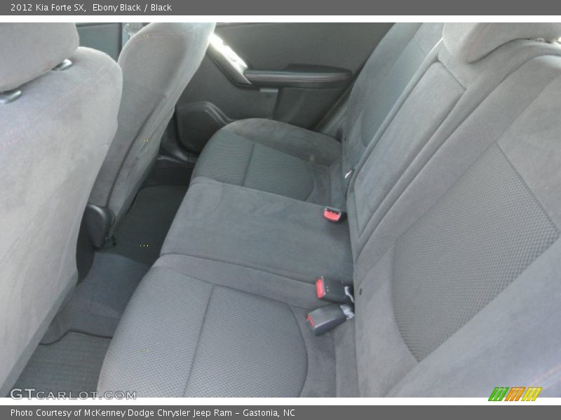 Ebony Black / Black 2012 Kia Forte SX