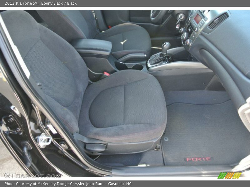 Ebony Black / Black 2012 Kia Forte SX