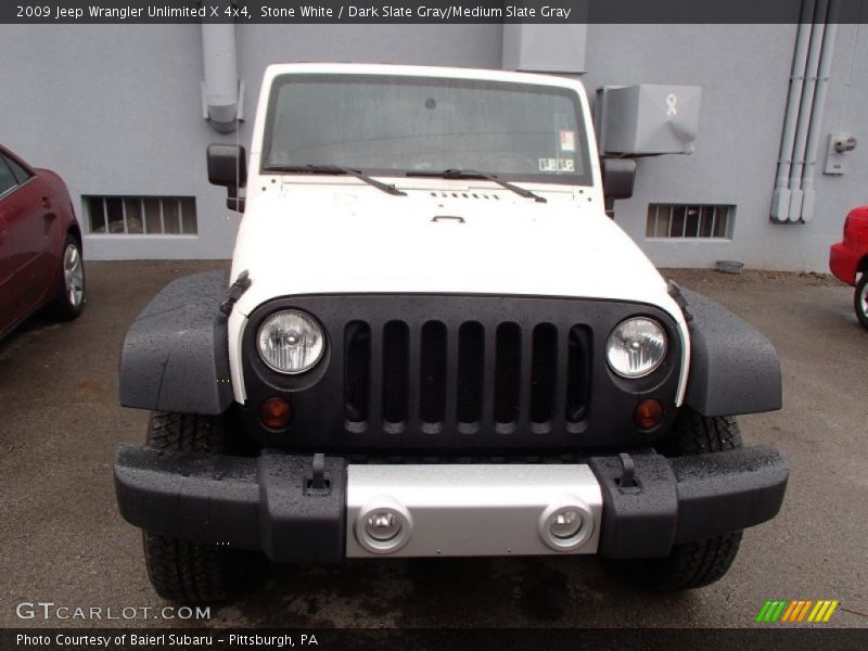 Stone White / Dark Slate Gray/Medium Slate Gray 2009 Jeep Wrangler Unlimited X 4x4