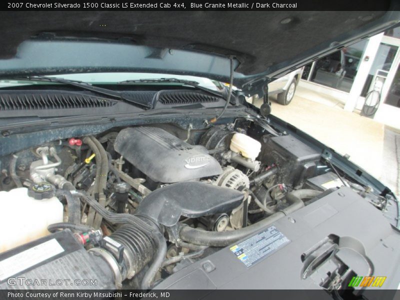 Blue Granite Metallic / Dark Charcoal 2007 Chevrolet Silverado 1500 Classic LS Extended Cab 4x4