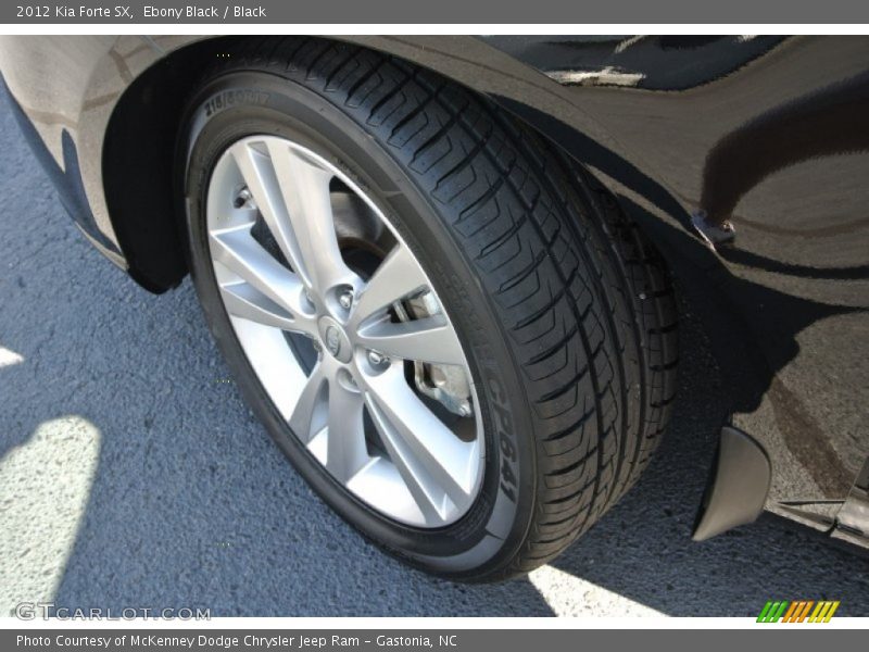 Ebony Black / Black 2012 Kia Forte SX