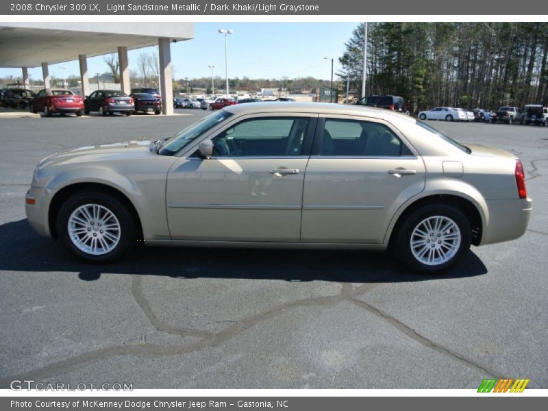 Light Sandstone Metallic / Dark Khaki/Light Graystone 2008 Chrysler 300 LX