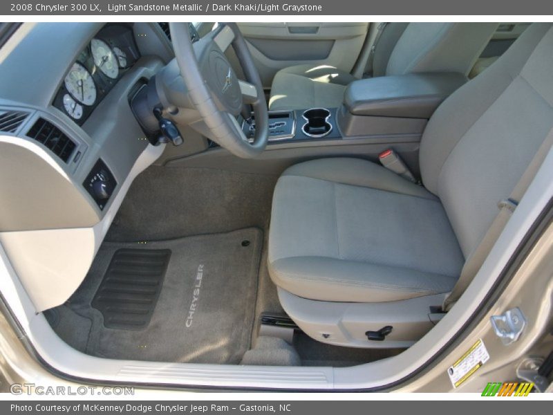 Light Sandstone Metallic / Dark Khaki/Light Graystone 2008 Chrysler 300 LX