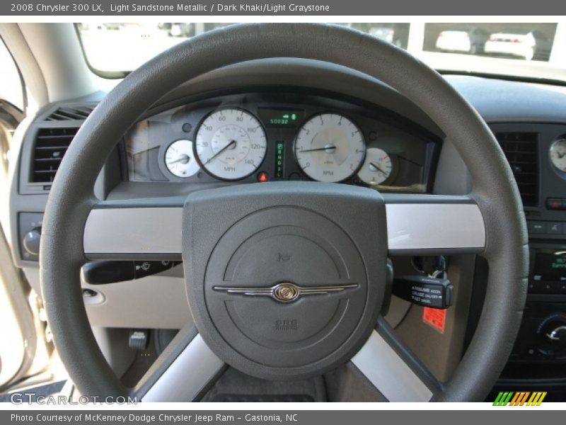 Light Sandstone Metallic / Dark Khaki/Light Graystone 2008 Chrysler 300 LX