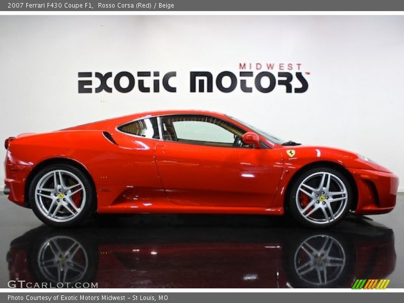 Rosso Corsa (Red) / Beige 2007 Ferrari F430 Coupe F1