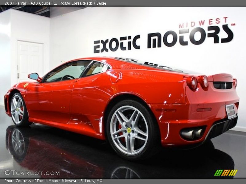 Rosso Corsa (Red) / Beige 2007 Ferrari F430 Coupe F1