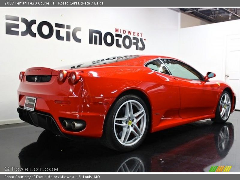 Rosso Corsa (Red) / Beige 2007 Ferrari F430 Coupe F1