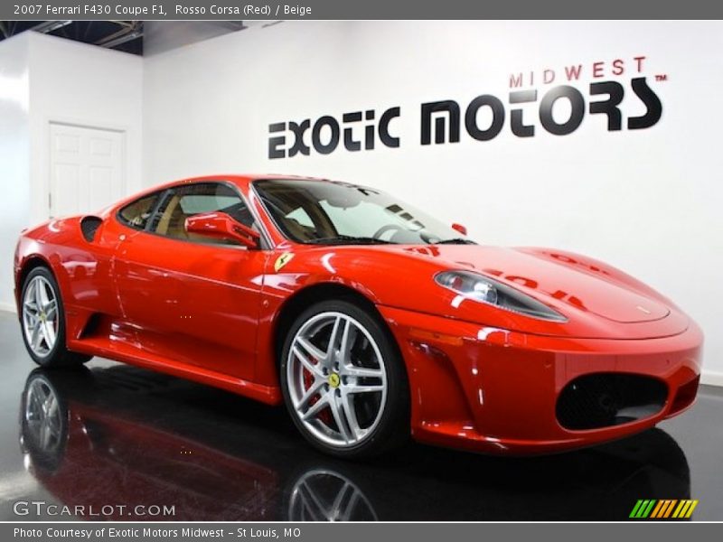Front 3/4 View of 2007 F430 Coupe F1