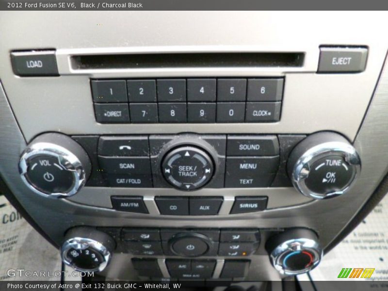 Black / Charcoal Black 2012 Ford Fusion SE V6