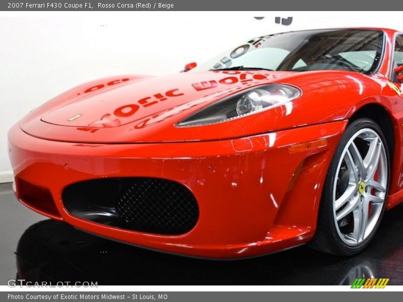 Rosso Corsa (Red) / Beige 2007 Ferrari F430 Coupe F1