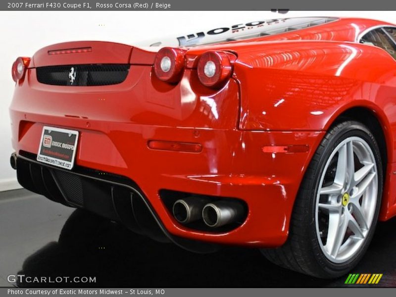 Rosso Corsa (Red) / Beige 2007 Ferrari F430 Coupe F1